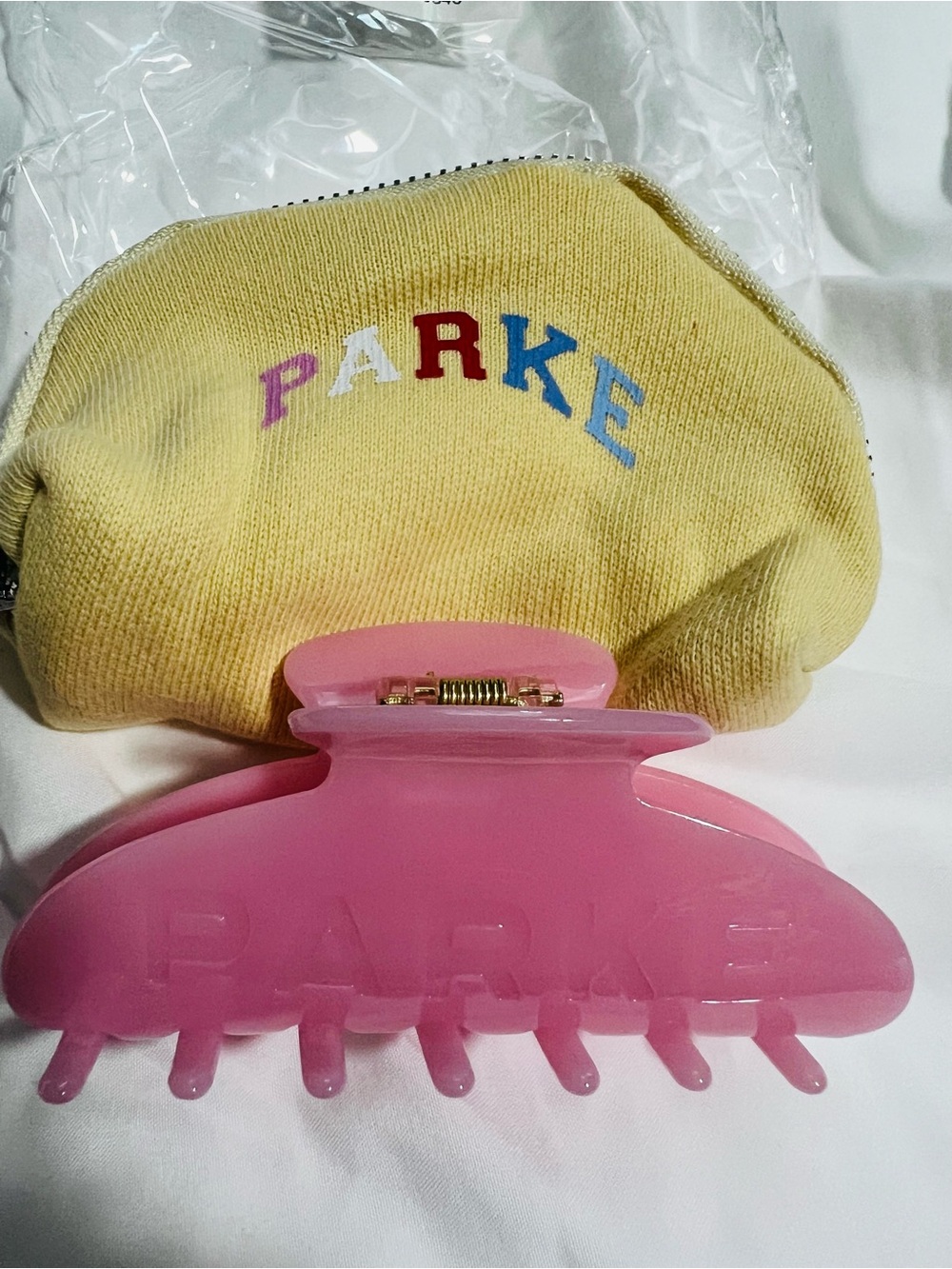 Parke Hair Clip with pouch Conch Summerland collection NIP - Picture 3 of 4